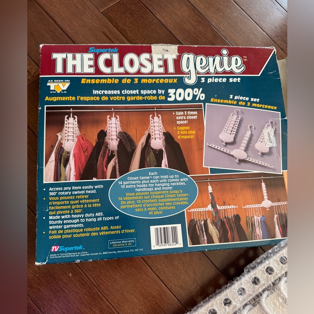 The Closet-Genie the complete 3 piece pack